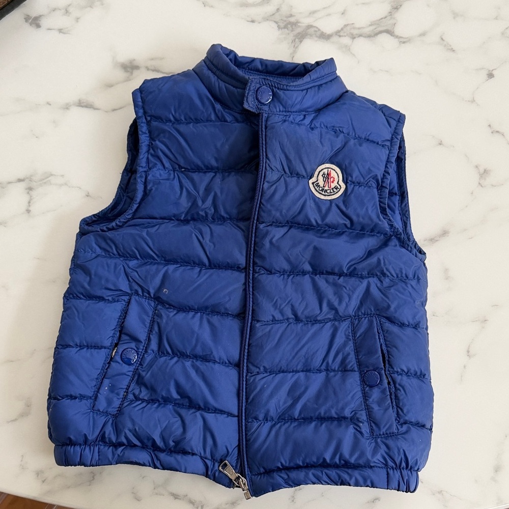 Moncler Royal Blue Kids Puffer Vest